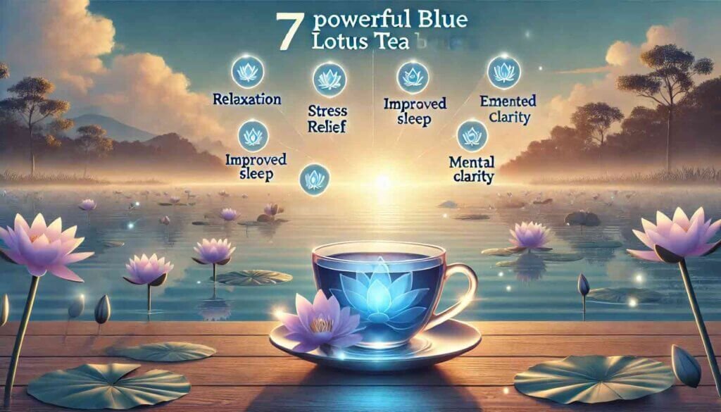 7 Powerful Blue Lotus Tea Benefits for Relaxation, Mood & Mind Clarity